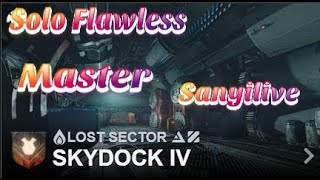 Destiny 2 Skydock VI Solo Flawless Master Lost Sector EDZ [upl. by Hyland]