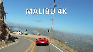 Malibu 4K  Mountains amp Canyons  Scenic Drive [upl. by Fiedling]