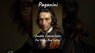 Paganini  Sonata Concertata For Violin And Guitar [upl. by Elhsa]