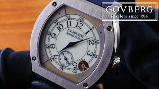 FP Journe Elegante 48 Titanium Luxury Watch Review [upl. by Norabal99]