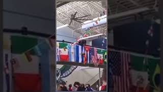 Ridgeline High Schol student cuts down Pride flag at Diversity Week event [upl. by Llerrej]