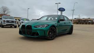 2022 BMW M3 COMPETITION xDRIVE at Champaign Ford City  Isle of Man Green  503 HP [upl. by Drannel]