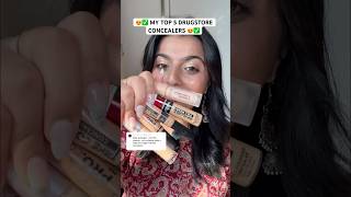 Top 5 Drugstore Concealers 😱✅😍 concealer concealers drugstoremakeup shortsfeed ytshorts fyp [upl. by Zilef]