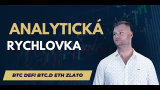 📈 Analytická rychlovka BTC DEFI ETH BTCD ZLATO [upl. by Draillih701]