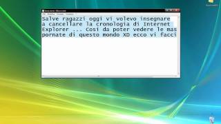 Come cancellare la cronologia di internet explorer [upl. by Asamot255]