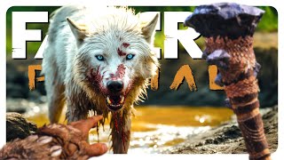 I hunted down a pack of SNOWBLOOD WOLVES  Far Cry Primal 12 [upl. by Adikram236]