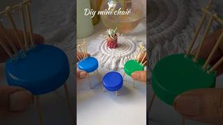 DIY mini chair 🪑 short diy recycle shortfeed shortvideo shorts [upl. by Eikcor]