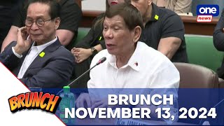 BRUNCH  ExPres Duterte attends House quad comm hearing [upl. by Jordison]