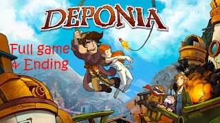 Deponia  Full Gameplay Walkthrough amp Ending  Point amp Click Adventure [upl. by Eannaj363]