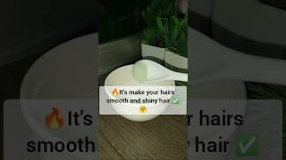 ✨Home made hair smoothing cream 🔥✅shorts smoothing creamhaircare [upl. by Lrig]