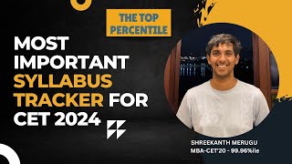 MBA CET 2024 Master Plan  Syllabus Tracker  JBIMS Alumni [upl. by Nahsad532]