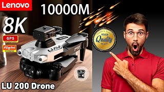 Lenovo LU200 Drone 8K Professionale DualCamera HD [upl. by Halak]