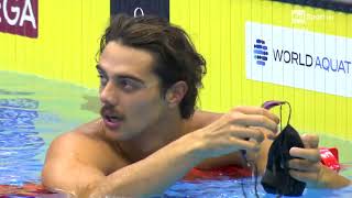 THOMAS CECCON WSC FUKUOKA 2023 50 backstroke final 2458 [upl. by Munson]