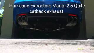 VE ssv 2012 Hurricane extractors with Manta Quite 25 catback exhaust [upl. by Lainad196]