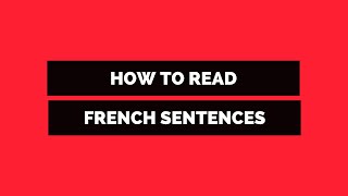 How to understand French sentences 🇫🇷 [upl. by Assirroc477]