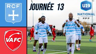 LE RACING TOUJOURS LEADER   RACING vs VALENCIENNES  U19 NAT [upl. by Aggie]