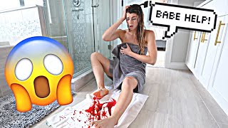 Nightmare Prank On Fiancé CUTE REACTION [upl. by Ifen873]