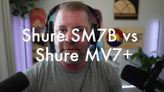 Shure SM7B vs Shure MV7 Microphone Test [upl. by Aikenat]