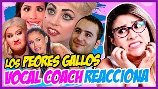 Los PEORES GALLOS Momentos Vocales  VOCAL COACH REACCIONA  Gret Rocha [upl. by Stephania686]