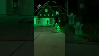 Tootsie Roll  69 Boyz  Htown Frankie HtownFrankie 69boyz tootsieroll Halloween lightshow [upl. by Harrod699]