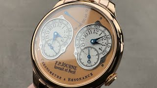 FP Journe Chronometre A Resonance Quadruple Pink FP Journe Watch Review [upl. by Eelitan465]