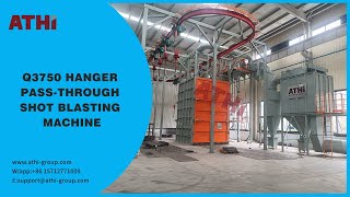 Q3750 Hanger Passthrough Shot Blasting Machine [upl. by Mutz]