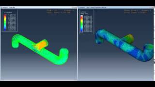 abaqus tutorial  fsifluid structure interaction using cosimulation with CAE file [upl. by Chamberlain]