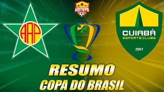 Cuiabá vence a PortuguesaRJ nos pênaltis Por 0 34 0 na Copa do Brasil [upl. by Ahsened590]