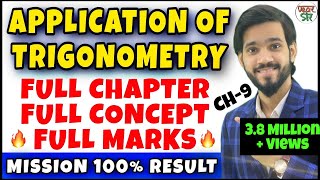 Trigonometry  Some Applications Of Trigonometry Class 10  Class 10 Chapter 9 Maths  Class 9th10t [upl. by Ees]