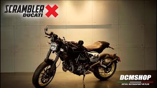 DUCATI SCRAMBLER CAFE RACER 2018｜DCMSHOP IMAGE [upl. by Annahpos104]