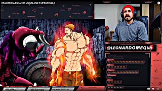 REAGINDO A ESCANOR VS GALAND E MERASCYLLA [upl. by Hamehseer]