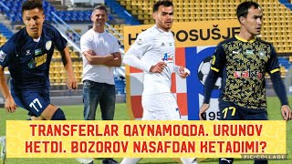 Urunov Navbaxordan Ketdi Oybek Bozorovga Qiziqish Paxtakor Futbolchsiga Turkiya Transfer Xabarlar [upl. by Tennos682]