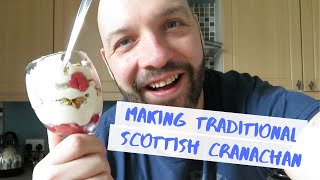 Making traditional Scottish Cranachan  Scottish food [upl. by Rockafellow]