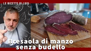 Bresaola di Manzo erborinata senza budello fatta da un Norcino [upl. by Ssepmet]