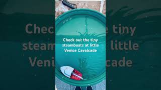 🚢 Tiny steamboats at Little Venice Cavalcade shorts206 [upl. by Laamak]