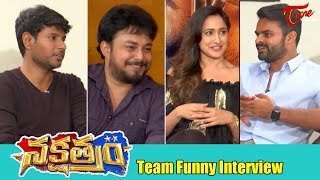 Nakshatram Team Interview  Sundeep Kishan Sai Dharam Tej Pragya Jaiswal [upl. by Aitropal]