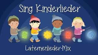 LaternenliederMix  MartinsliederMix  Kinderlieder zum Mitsingen  Sing Kinderlieder [upl. by Senzer]