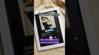 Spotify QR frame shorts frame giftideas couple viralvideos viralaudio trendingaudio [upl. by Belia]