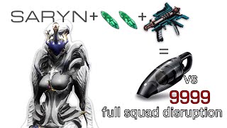 WARFRAME  Saryn amp Ocucor vs 9999  vacuum cleaner  SP level cap [upl. by Berkman]