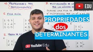 🔴 DETERMINANTES PROPRIEDADES [upl. by Jehius]