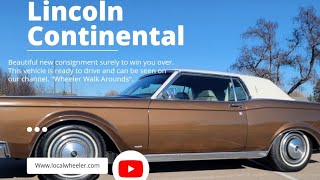 1970 Lincoln Continental Mark III [upl. by Beulah]