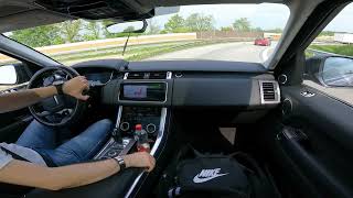 Range Rover Sport Driving Sunny Day POV [upl. by Nefen]