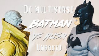 Batman vs Hush The Best Batman  DC Multiverse Action Figures  Unboxing [upl. by Alanah]