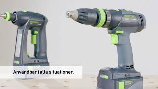 Skruvdragare T 183  C 18  Festool [upl. by Ateuqal]