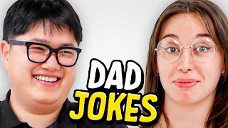 Dad Jokes  Dont laugh Challenge  Alan vs Abby  Raise Your Spirits [upl. by Lzeil]