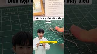 Biến Kẹp Giấy Thành Dế Máy Siêu Nhảytrendingshorts shortvideo [upl. by Maisie]