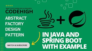 Abstract Factory Design Pattern in Java and Spring Boot  Easy Explanation  Real Life Example [upl. by Huntingdon422]