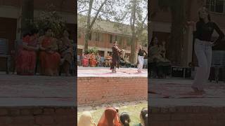 Part2💃🤩college dance performance 💃 trendingshorts viralvideo haryana haryanisong shortfeed [upl. by Rubbico776]