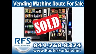 Soda amp Snack Vending Machines Route For Sale Metro Atlanta GA [upl. by Lilahk]