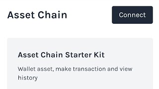 Asset Chain Telegram Mini App starter kit [upl. by Elleon]